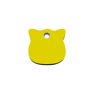 Cat Head Plastic Pet Tag