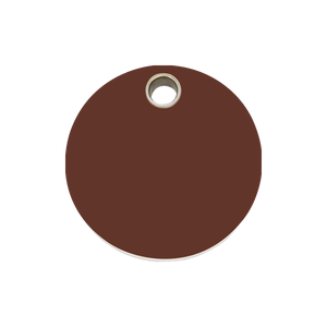 Circle Plastic Pet Tag