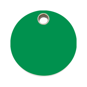 Circle Plastic Pet Tag