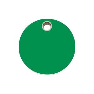 Circle Plastic Pet Tag