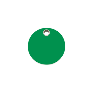 Circle Plastic Pet Tag