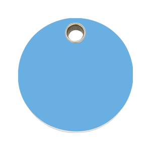 Circle Plastic Pet Tag