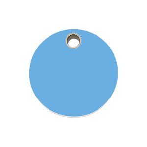 Circle Plastic Pet Tag