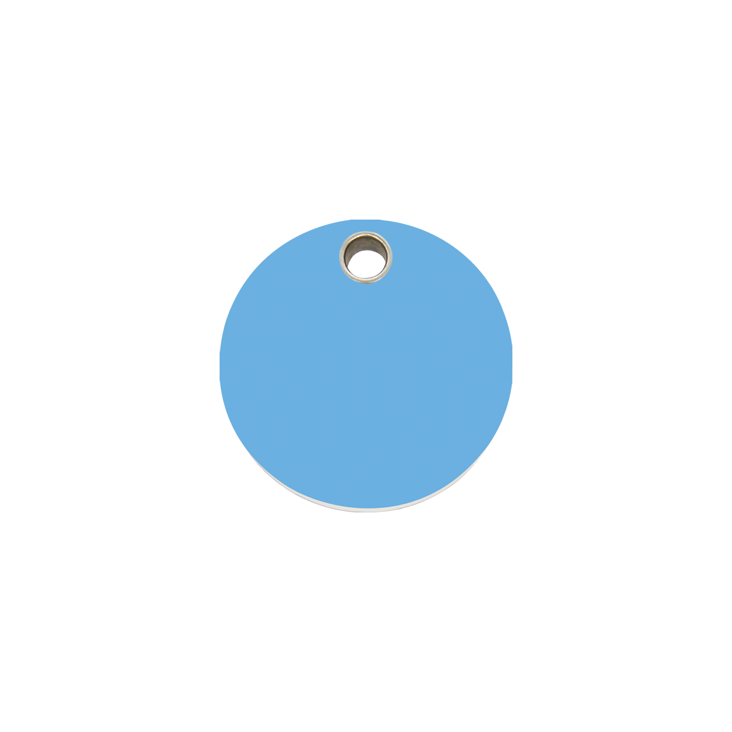 Circle Plastic Pet Tag
