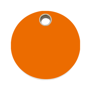 Circle Plastic Pet Tag