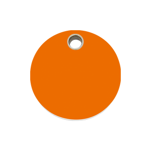Circle Plastic Pet Tag
