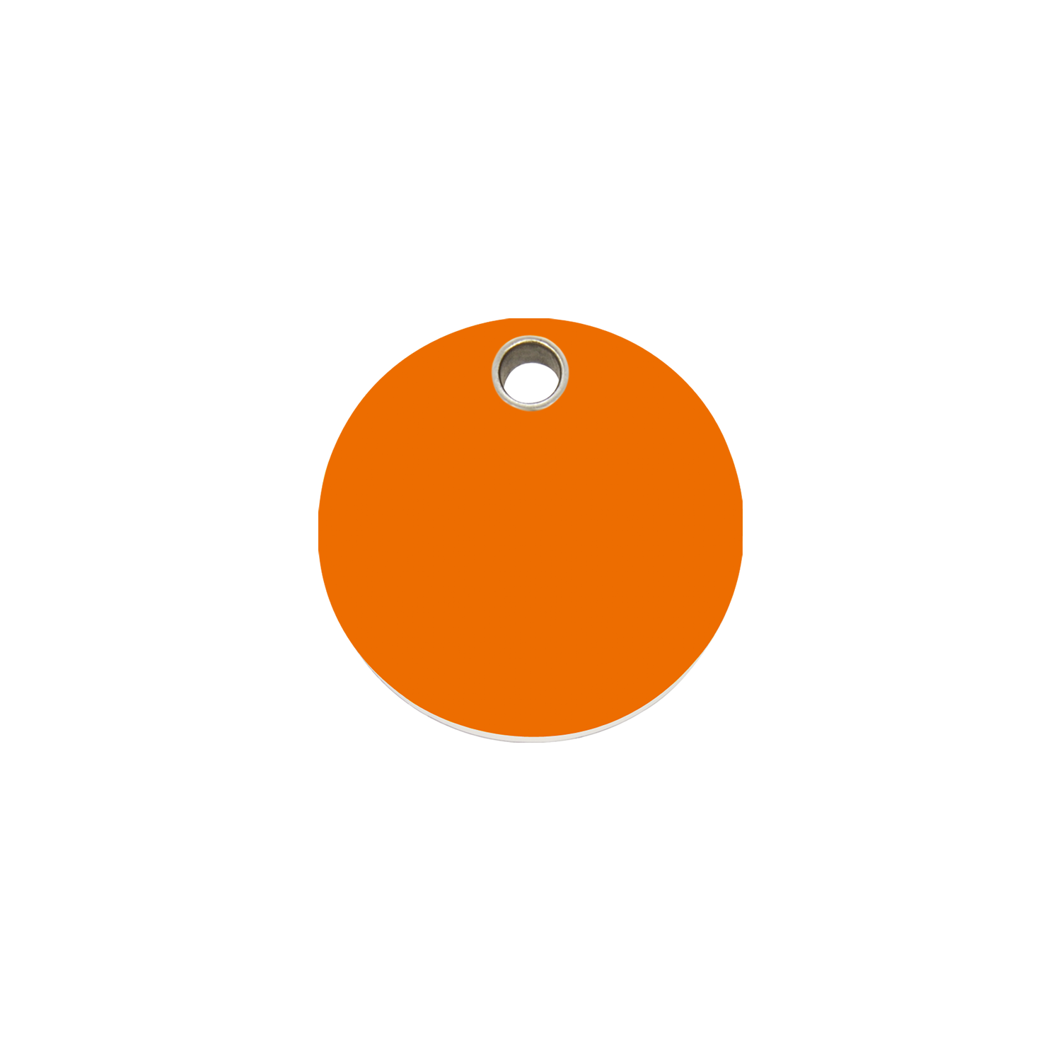 Circle Plastic Pet Tag