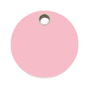 Circle Plastic Pet Tag