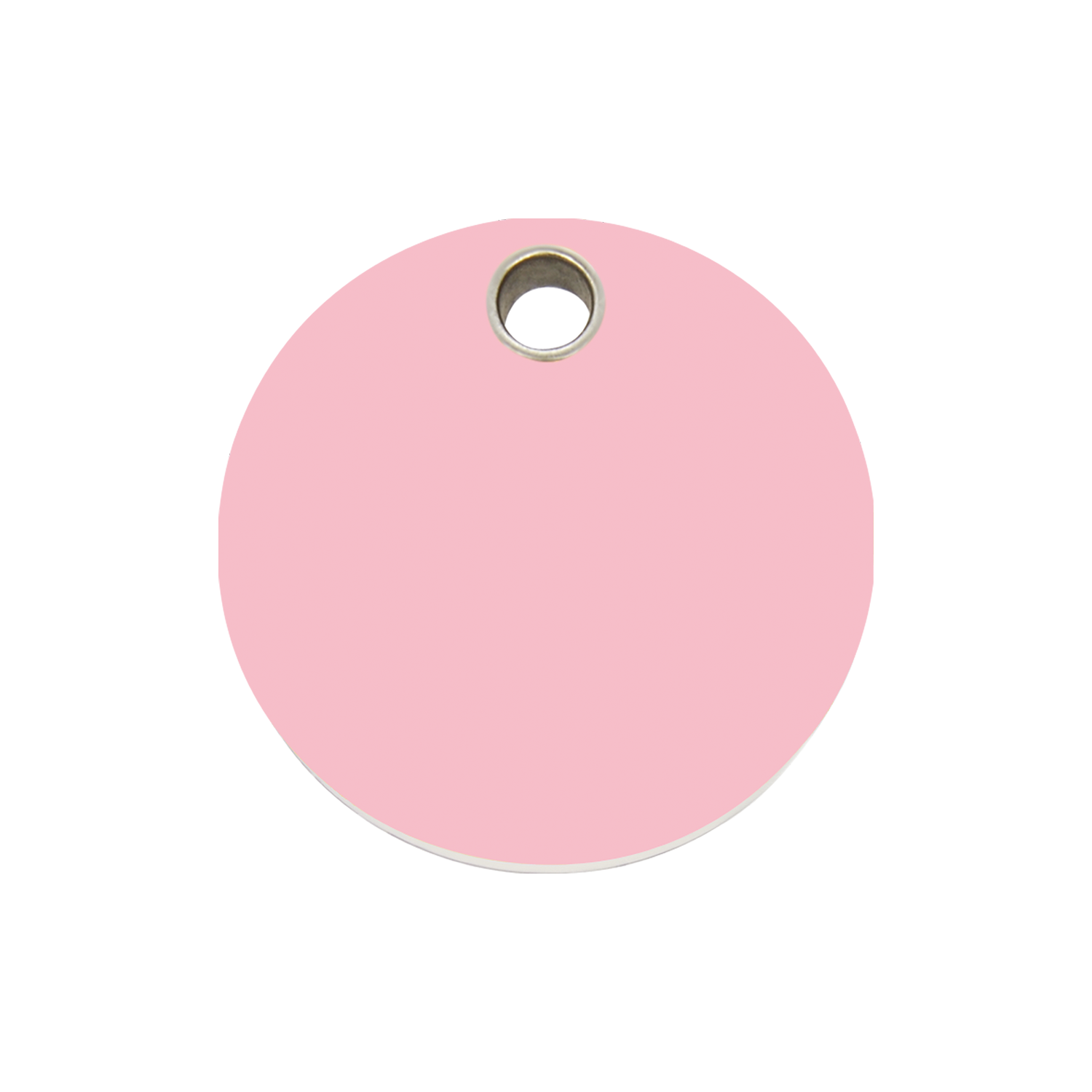 Circle Plastic Pet Tag