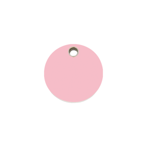 Circle Plastic Pet Tag
