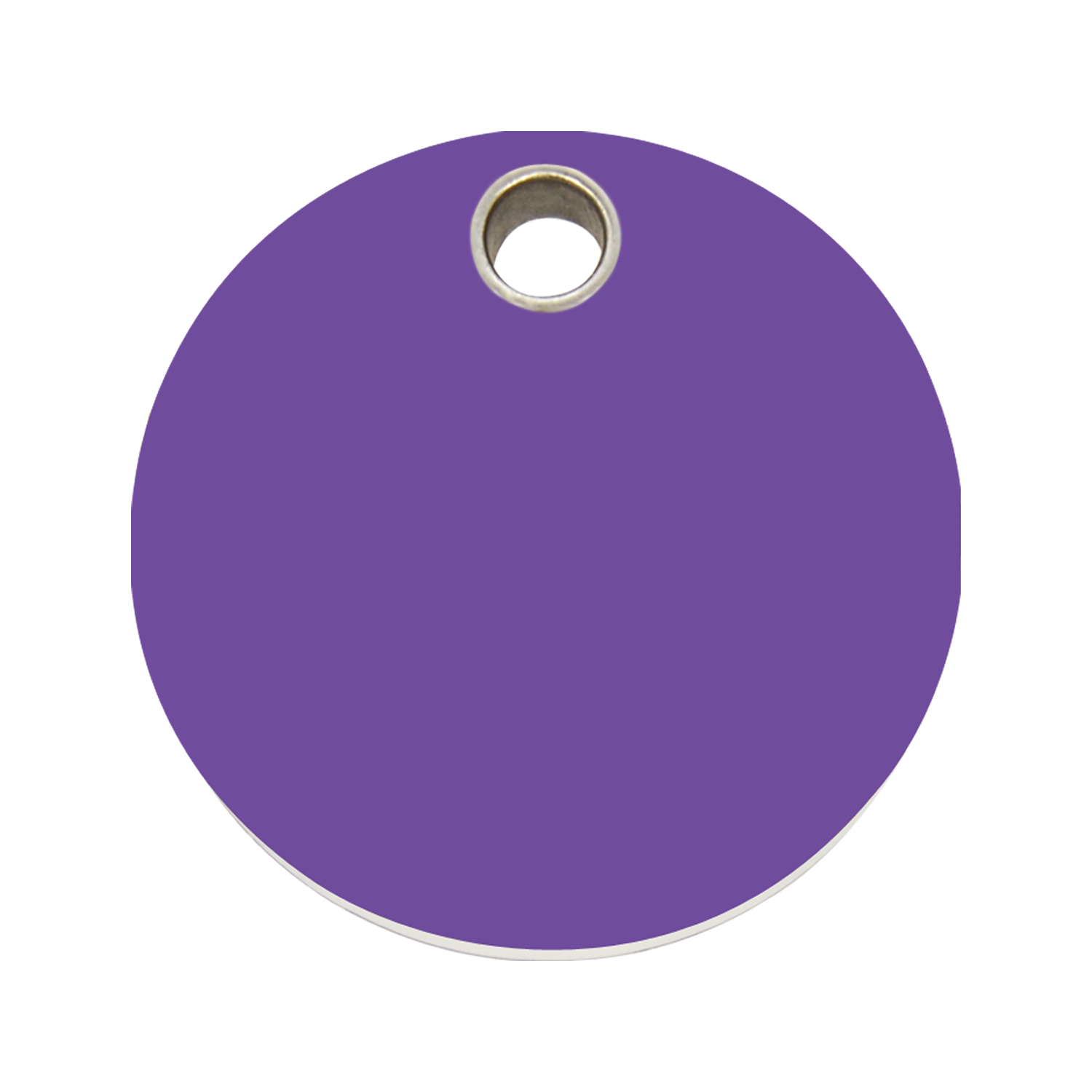 Circle Plastic Pet Tag