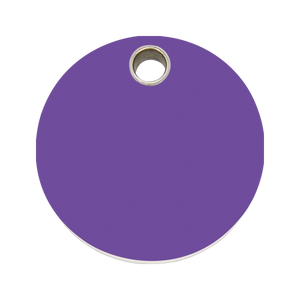 Circle Plastic Pet Tag