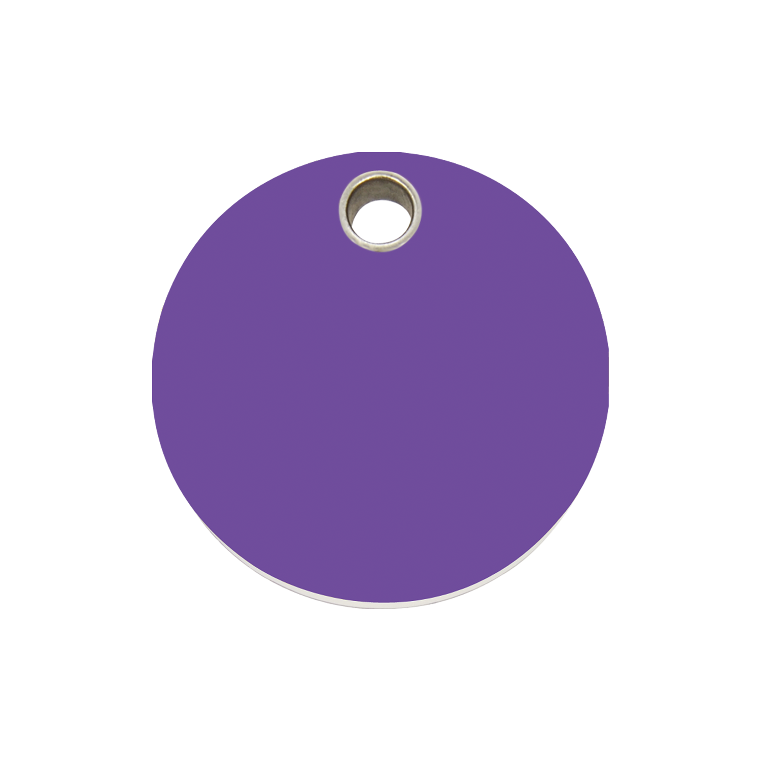 Circle Plastic Pet Tag