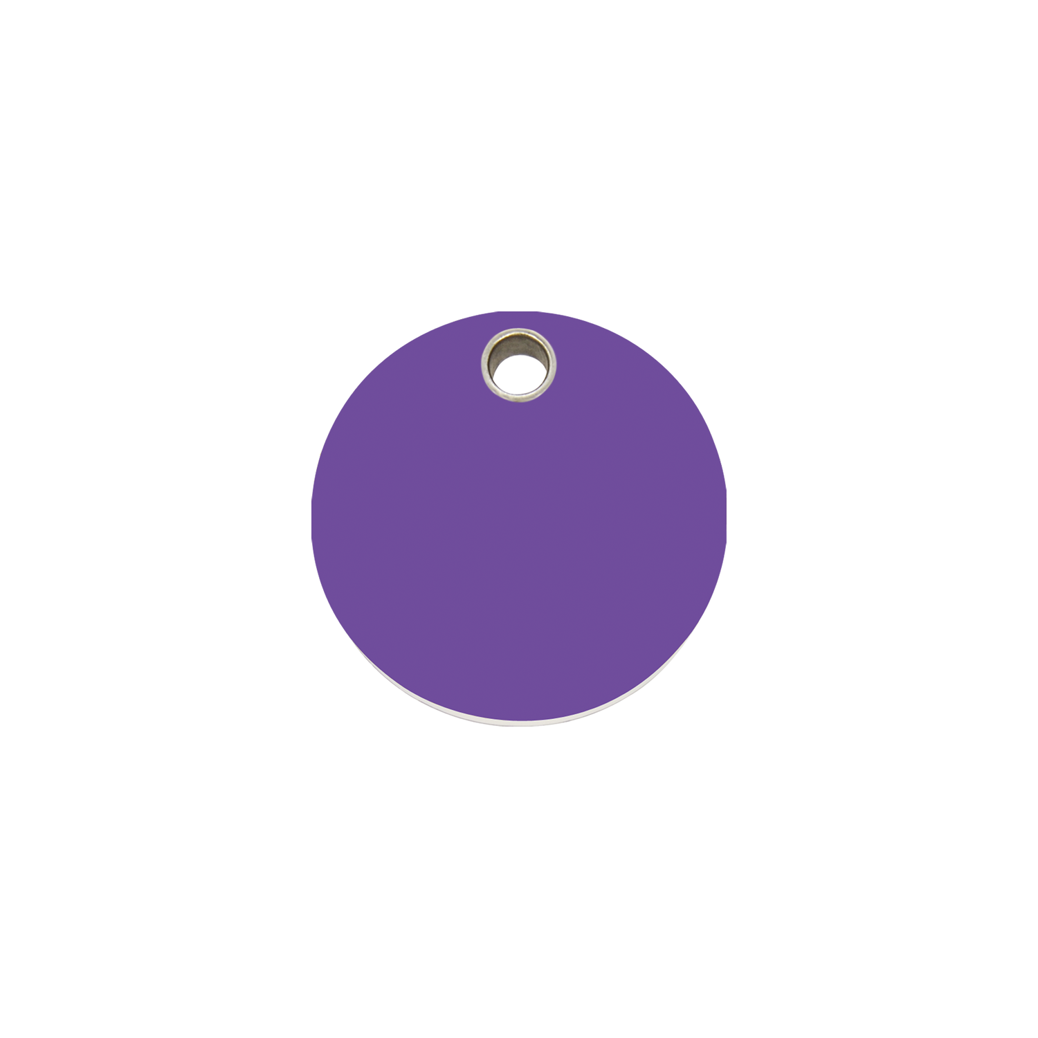 Circle Plastic Pet Tag