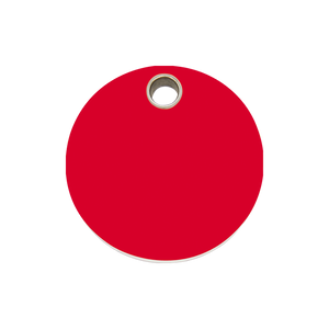 Circle Plastic Pet Tag