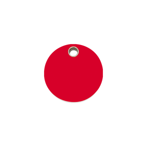 Circle Plastic Pet Tag