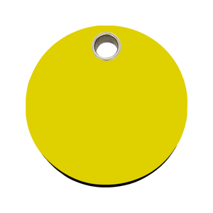 Circle Plastic Pet Tag