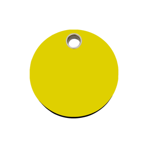 Circle Plastic Pet Tag