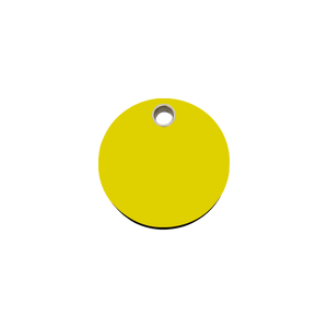 Circle Plastic Pet Tag