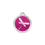 Glitter Dragonfly Pet Tag