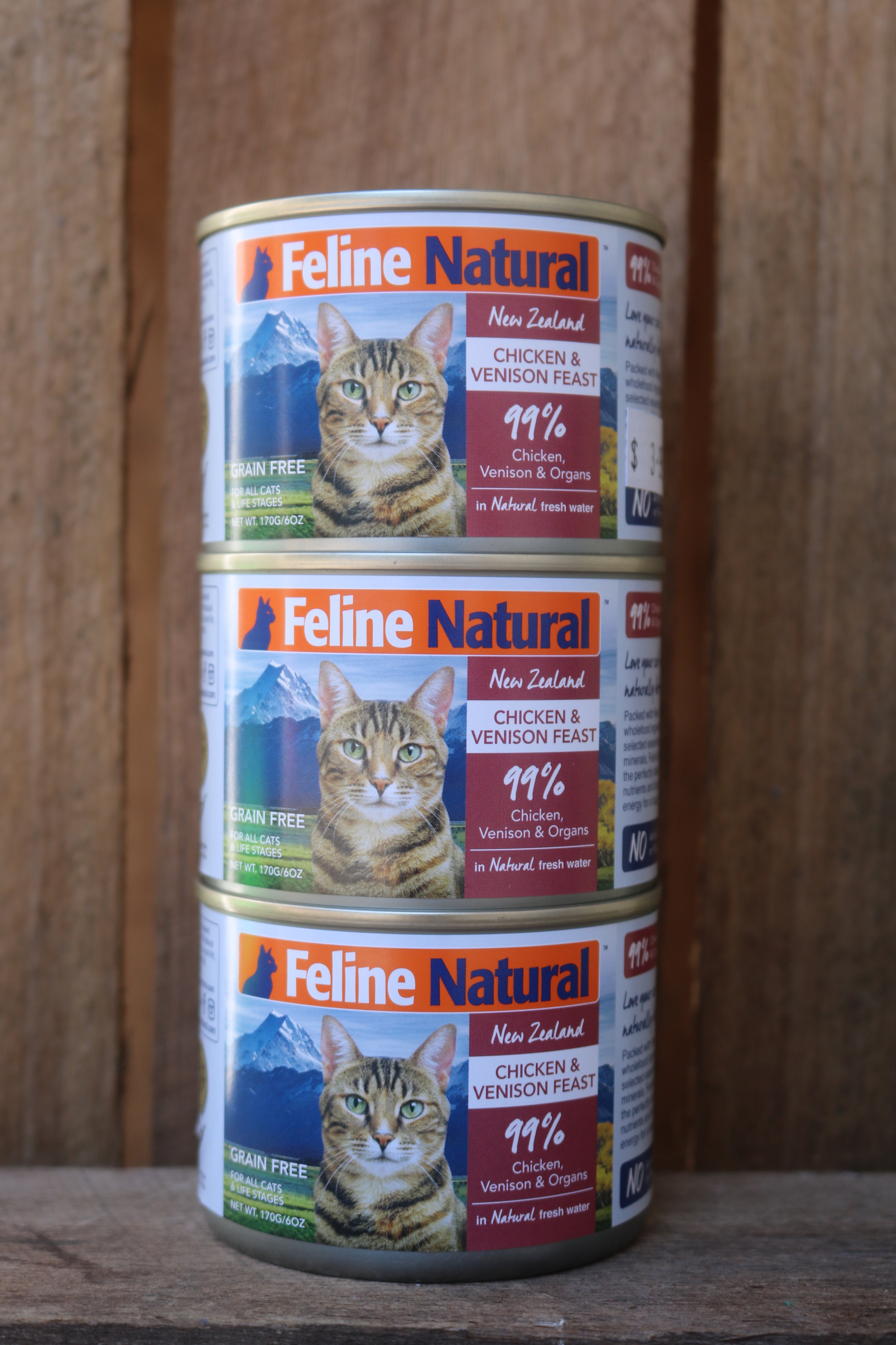 Feline Natural Feast Canned Cat Food 170g varieties