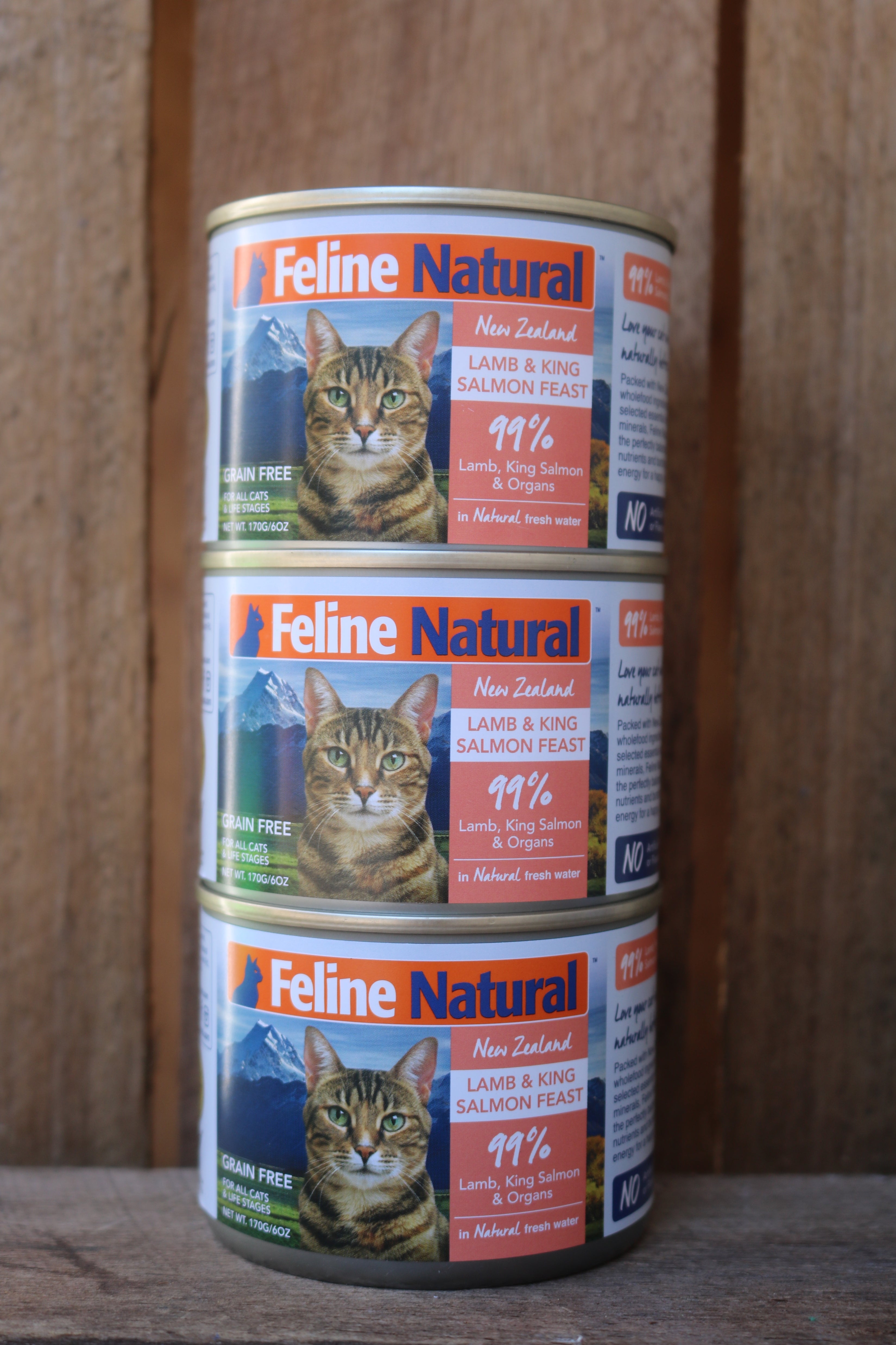 Feline Natural Feast Canned Cat Food 170g varieties