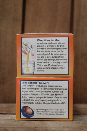 Lypo-Spheric Vitamin C satchels 5.7mL